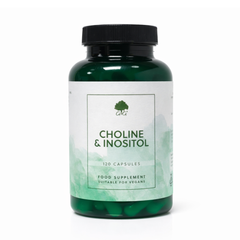G&G Choline & Inositol - 120 Vegan Capsules | High-Strength Brain, Liver & Metabolic Support