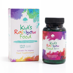 G&G Kids Rainbow Food - Organic Children's Multivitamin - 120 Mini Capsules | Natural Immune Support, Growth & Development